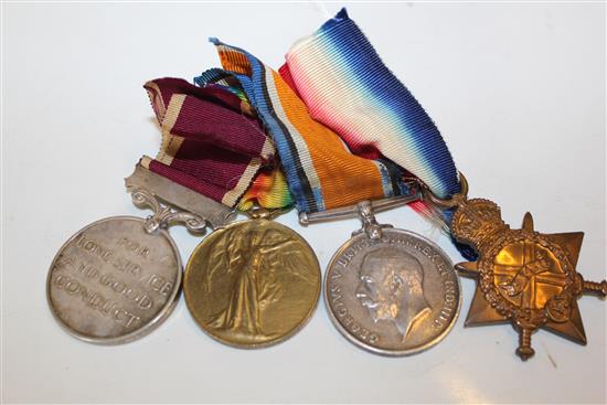 First World War group, 4 medals